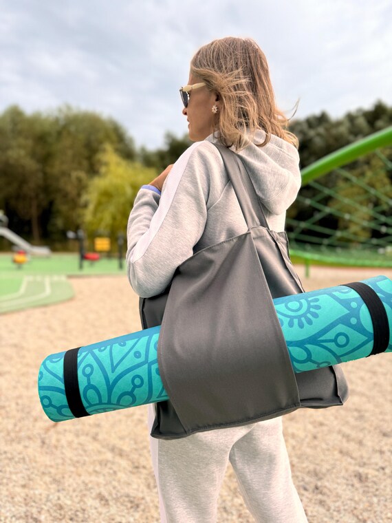 Yoga Bags, Gym And Yoga Bag: Waterproof Oxford Cloth Yoga Mat Carrier With Zipper, Fitness Pilates Mat Storage Bag - Lightweight For Daily Use