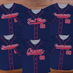 Groom & Groomsmen Jersey Shirts Custom Names And Numbers Jersey,Groomsmen Proposal,Bachelor Party Groomsmen Jersey,Best Man,Groom Shirts W7