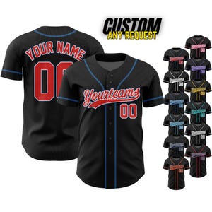 Personalized Team Name And Number Baseball Jersey,Custom Baseball Jersey Shirt,Jersey Uniform For Baseball Fans Baseball Lovers B151