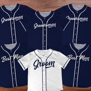 Groom & Groomsmen Jersey Shirts Custom Names And Numbers Jersey,Groomsmen Proposal,Bachelor Party Groomsmen Jersey,Best Man,Groom Shirts W10