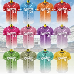 Personalized Team Name And Number Baseball Jersey,Custom Baseball Stripe Line Jersey, Baseball Jersey Uniform For Fans Baseball Lovers B101