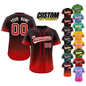 Personalized Team Name And Number Baseball Jersey,Custom Baseball Jersey Shirt, Baseball Jersey Uniform For Fans Baseball Lovers  B11