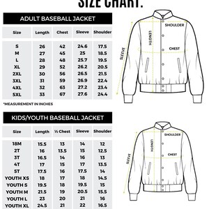 Personalized Adult Varsity Baseball Jacket for Men Women Youth,Custom Letterman Bomber Jacket Stitched Team Name Number Logo BJ9 image 9