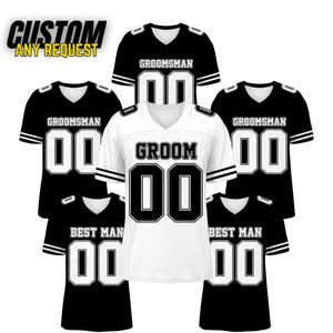 Groom & Groomsmen Jersey Shirts Custom Names And Numbers Jersey,Groomsmen Proposal,Bachelor Party Groomsmen Jersey,Best Man,Groom Shirts W12