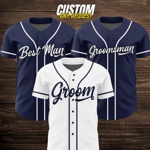 Groom & Groomsmen Jersey Shirts Custom Names And Numbers Jersey,Groomsmen Proposal,Bachelor Party Groomsmen Jersey,Best Man,Groom Shirts W10