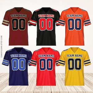 Personalized Football Jersey, Man Short Sleeves V-Neck Shirt, Custom Front Back Football Soccer V-neck Mesh Jersey For Men Polyester F5