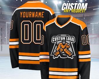 Custom Ice Hockey Jersey for Men Women Youth,Sweatshirt Personalized Name Number,Hockey Shirts Sports Uniform for Hockey Fans Gift H5