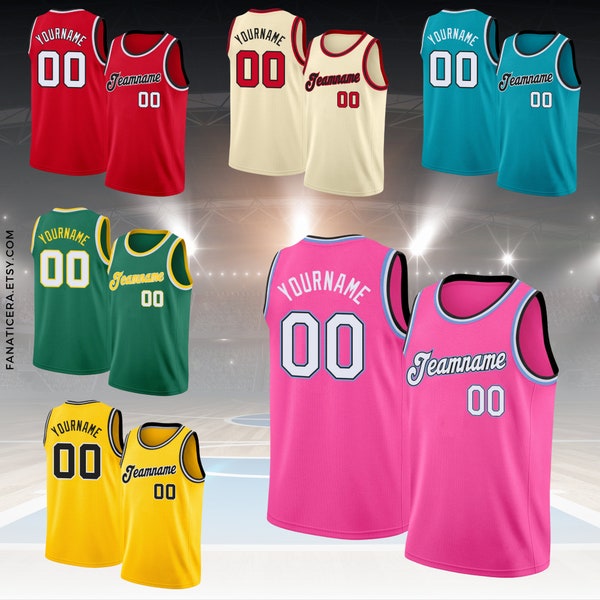 Custom Basketball Jersey Team Name & Number, Basketball Jersey Team, Game Day Outfit,Basketball Jersey for Basketball Fan Lovers Players BK2