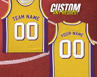 Personalized Kids Basketball Jersey, Custom Name Number Basketball Jersey, Kids Youth Birthday Jersey, Basketball Lover BK15