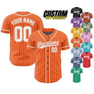 Personalized Team Name And Number Baseball Jersey,Custom Baseball Jersey Shirt, Baseball Jersey Uniform For Fans Baseball Lovers B110