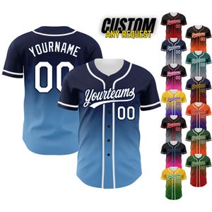 Personalized Team Name And Number Baseball Jersey,Custom Baseball Jersey Shirt, Baseball Jersey Uniform For Fans Baseball Lovers B79
