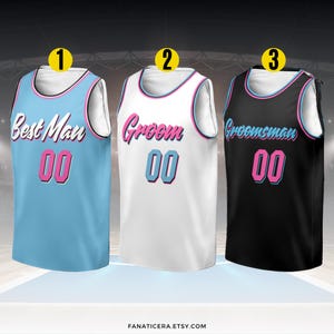 Custom Groom & Groomsmen Basketball Jersey, Personalized Best Man Jersey, Basketball Jersey For Engagement Wedding Bachelor Party Jersey W9