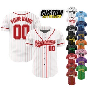 Personalized Team Name And Number Baseball Jersey,Custom Baseball Jersey Shirt,Baseball Jersey Uniform For Fans Baseball Lovers B170