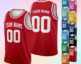 Custom Basketball Jersey Team Name & Number,Basketball Jersey Team,Game Day Outfit,Basketball Jersey for Basketball Fan Lovers Players BK25