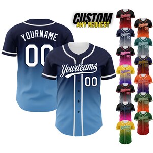 Personalized Team Name And Number Baseball Jersey,Custom Baseball Jersey Shirt, Baseball Jersey Uniform For Fans Baseball Lovers B79
