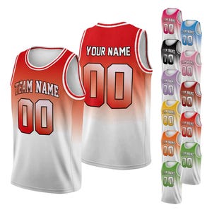 Custom Basketball Jersey Team Name & Number,Basketball Jersey Team,Game Day Outfit,Basketball Jersey for Basketball Fan Lovers Players BK24