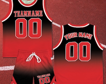 Custom Basketball Jersey Name & Number,Personalized Youth Kid Basketball Jersey,Game Day Outfit, Kids Birthday Jersey,Toddler Jersey BK18