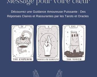 Éclaircissements amoureux : Tirage intuitif pour toutes les situations de cœur (guidance amoureuse, tirage sentimental personnalisé)