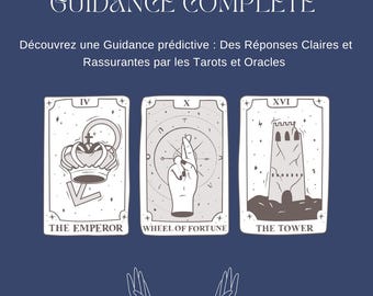 Guidance complète : amour, travail, blocages et avenir. Messages prédictifs des guides et conseils pour avancer avec clarté.