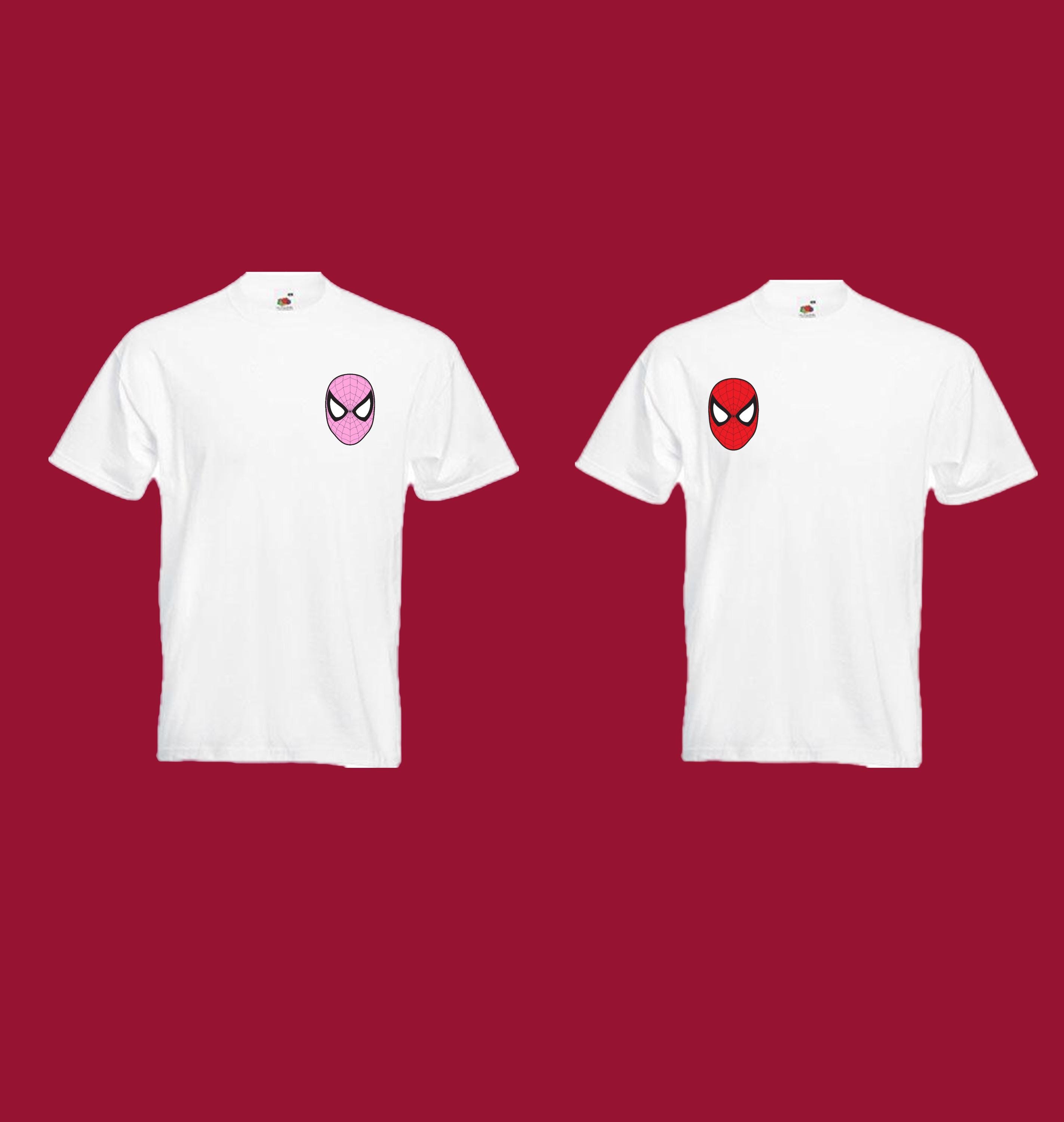 Spider man couple shirts Etsy Mexico