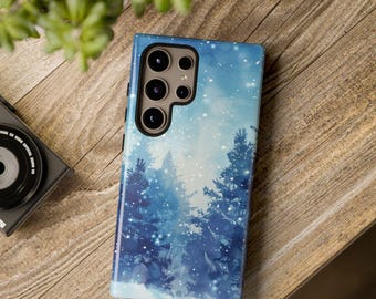 Winter Scene Phone Case iPhone, Samsung & Google Pixel | Art Phone Case | Tough Phone Case | Art | Nature
