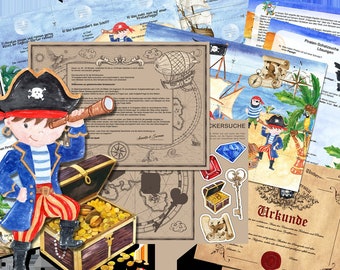 Piraten Schatzsuche Schnitzeljagd Download Abenteuer