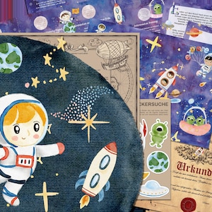 Astronaut Weltraum Schatzsuche Schnitzeljagd Download Abenteuer (auf DEUTSCH)