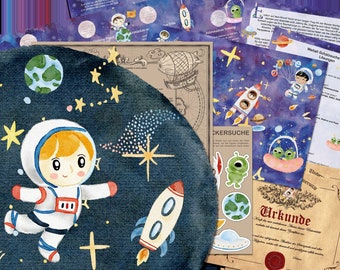 Astronaut Space Treasure Hunt Scavenger Hunt Download Adventure