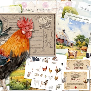 Farm Bauernhof Schatzsuche Schnitzeljagd Download Abenteuer  (auf DEUTSCH)