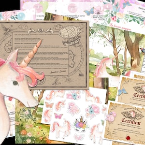 Unicorn Treasure Hunt Treasure Hunt Birthday and Party Games for Children (French)