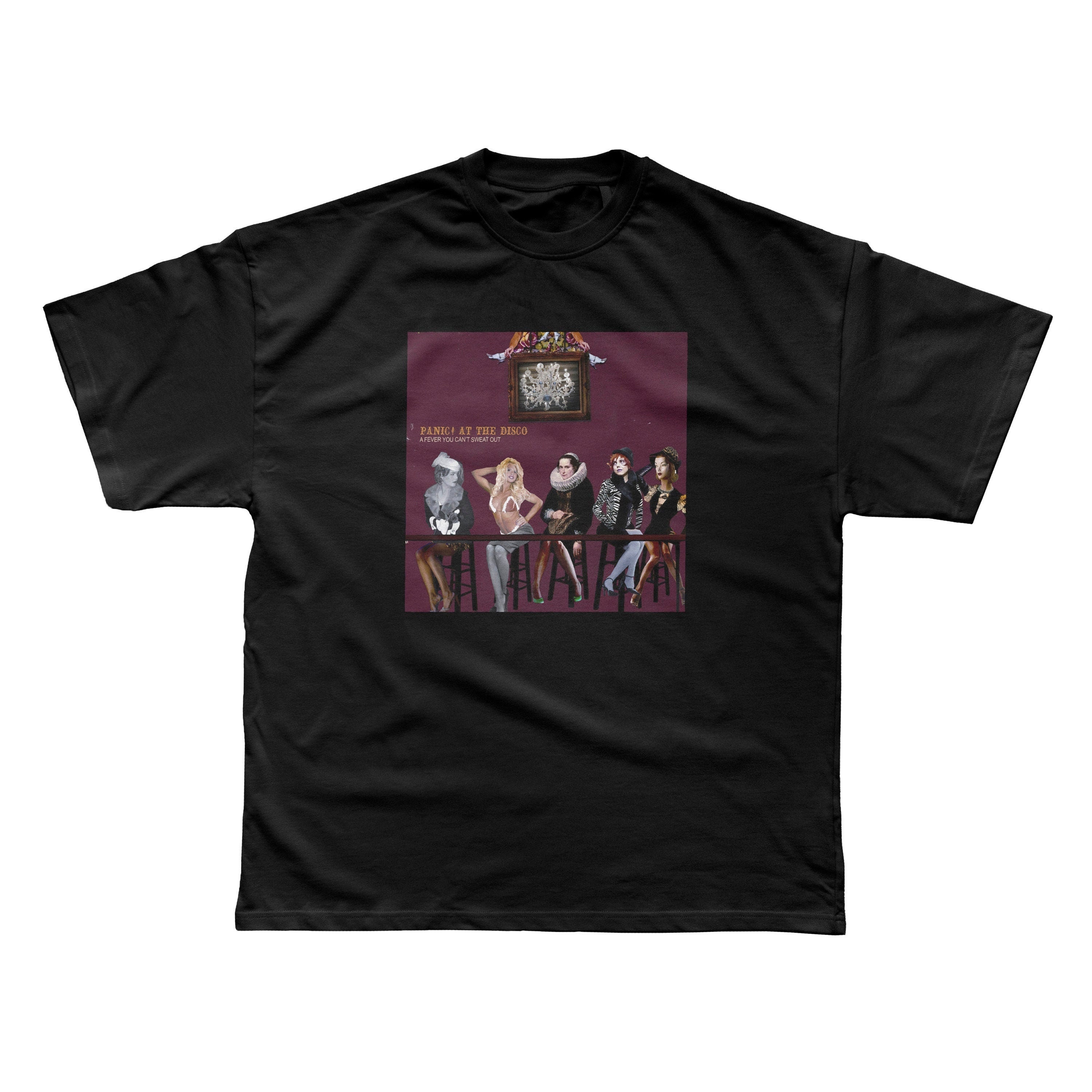 Panic at the Disco Tシャツ ブラウン Panic! At The Disco Pretty Odd Flower Record Player T-Shirt