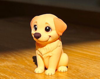 Personalized Pet Figurine, Custom 3D Printed Dog Cat Cartoon Mini Me, Handmade Figurine Gift for Pet Owner, Memorial Pet Lover Keepsake