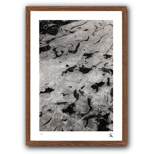 Black and White Abstract Photography Print