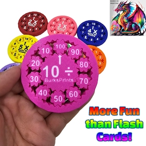 Math Figdet Toys 9 Pack Gear Fidget Spinner ADHD, Toy Addition ...