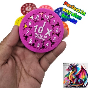 Math Figdet Toys 9 Pack Gear Fidget Spinner ADHD, Toy Addition ...