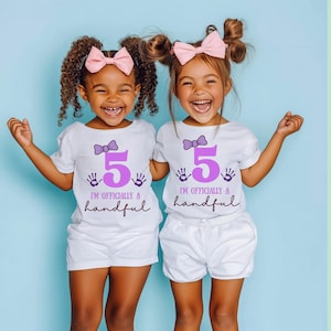 5th Birthday girl shirt, 5th birthday gift, girls birthday tee, fun girls birthday outfit, five birthday shirt, birthday gift, kids birthday