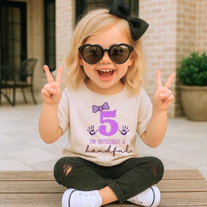 5th Birthday girl shirt, 5th birthday gift, girls birthday tee, fun girls birthday outfit, five birthday shirt, birthday gift, kids birthday