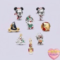 Disney Mickey and Minnie Christmas Charm;925 Sterling Silver Charms for DIY Bracelet product logo