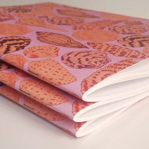 A5 linjerad anteckningsbok - Snäckskaldesign bild 3
