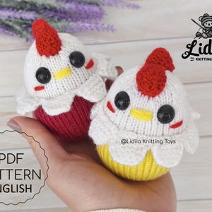Easter Chicks Knitting Pattern: Easy Spring Decoration (PDF Download)