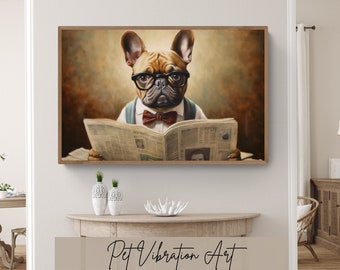 Dogs French Bulldog Gift for Frenchbull dog mom Frenchbulldog Gift for dog lovers French Bulldog Decoration Frenchbulldogs Wall Art