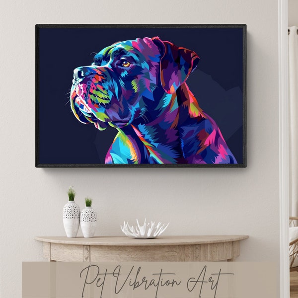 Cane Corso Wall Art Cane Corso Graphics  Unique Gift for Cane Corso Dad and Mom Great Father's Day Gift Unique Man Cave Decor