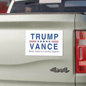 トランプ カーマグネット トランプ ヴァンス 2024 アメリカを再び偉大に お父さんへのプレゼント