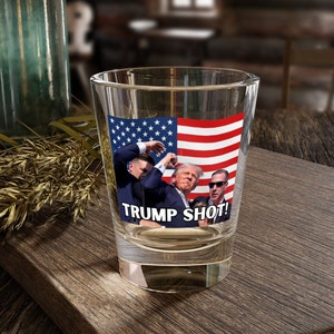 Trump Shot Glass Trump 2024 Shot Glass 1.5oz Republican Gift