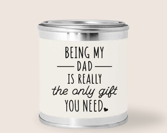 Funny Father's Day Candle, Birthday Present for Dad, Gift from Daughter Son for Dad, Humorous Candle, Father Gift, Unique Gift Ideas for Dad