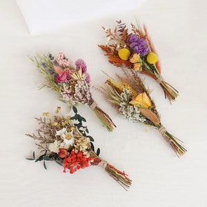 Mini dried   flower  bouquet,Bohemian mini dried flower bouquet, Holiday gift, Vase arrangement,Table decorations