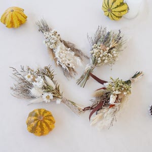 Mini dried  flowers bouquet,Bohemian mini dried flower bouquet, Holiday gift, Vase arrangement,Table decorations,Natural dry flower