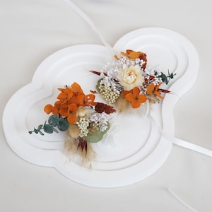 Daisy dried flower wrist flower,Boho bride dried flower wrist flower ,Corsage ,Dry flower wedding decoratio
