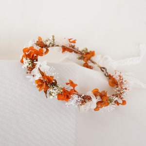 Daisy Dried Flowers  Crown,Boho Bride Crown,Dried Flowers Crown,Bridal Crowns,Wedding Crown