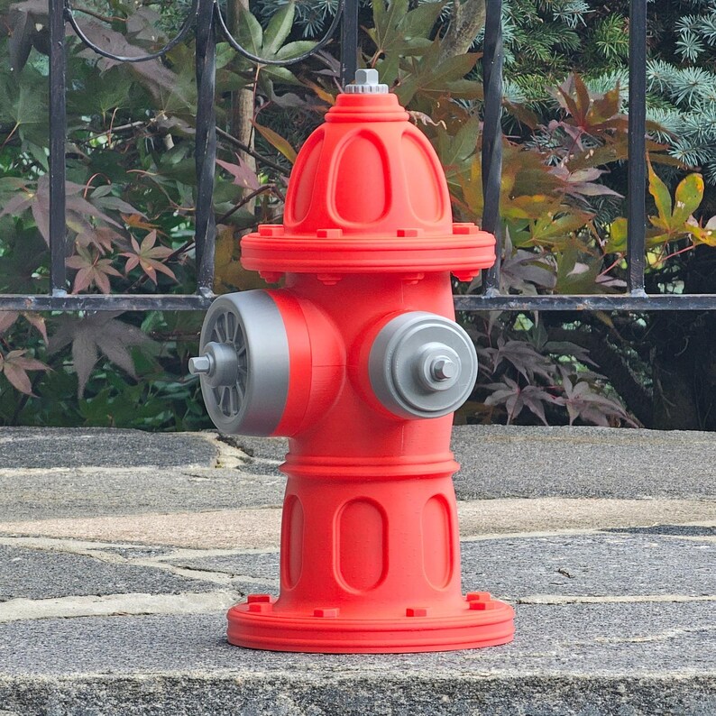 3d-printed Fire Hydrant Decor With Hidden Compartment, Firefighter Gift ...